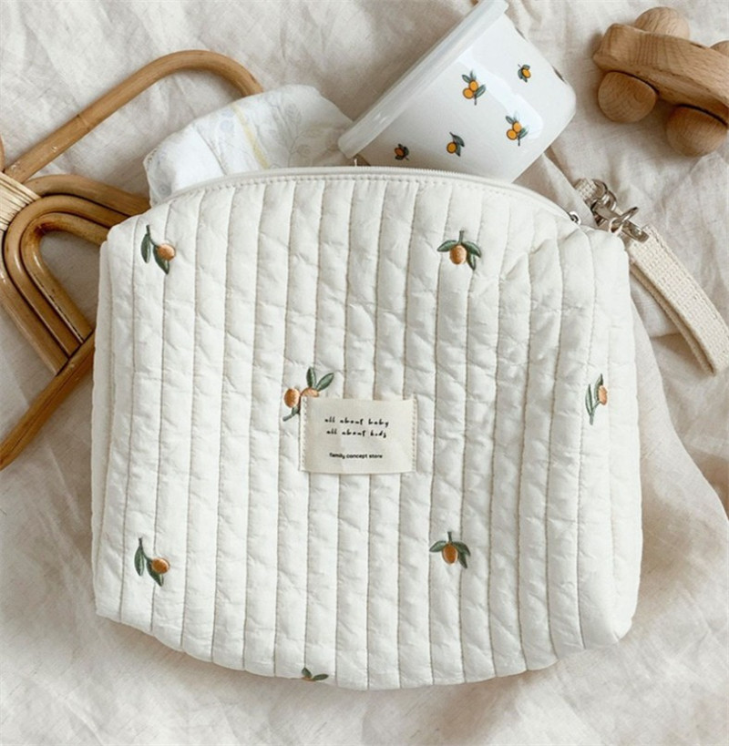 Embroidered Mommy Bag Handbag  - Diaper Caddy Organizer ulasan dan harga
