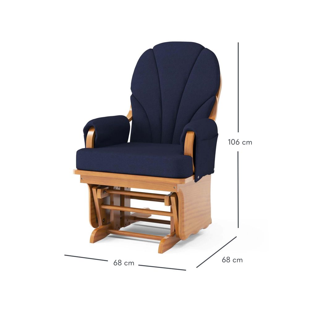 Lullaby Wood Base Glider Rocke - Baby Nursery Glider Chair ulasan dan harga