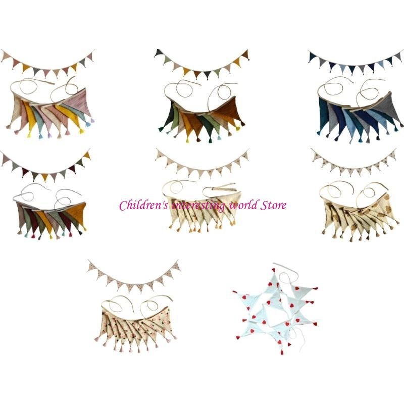 Easy Hanging Bunting Garland V - Baby Nursery Bunting ulasan dan harga
