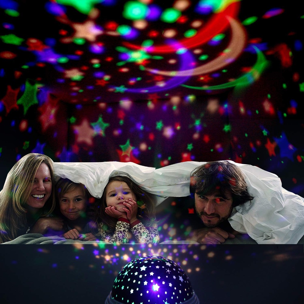 8 Colors Rotating Star Project - Baby Nursery Colors ulasan dan harga