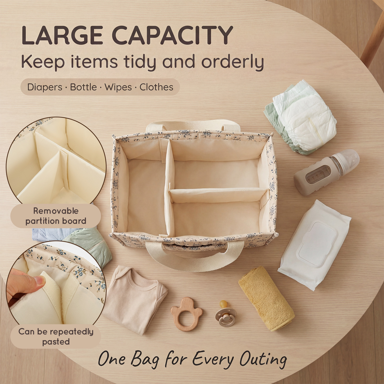 Foldable Diaper Caddy Organize - Baby Nursery Organization Ideas ulasan dan harga