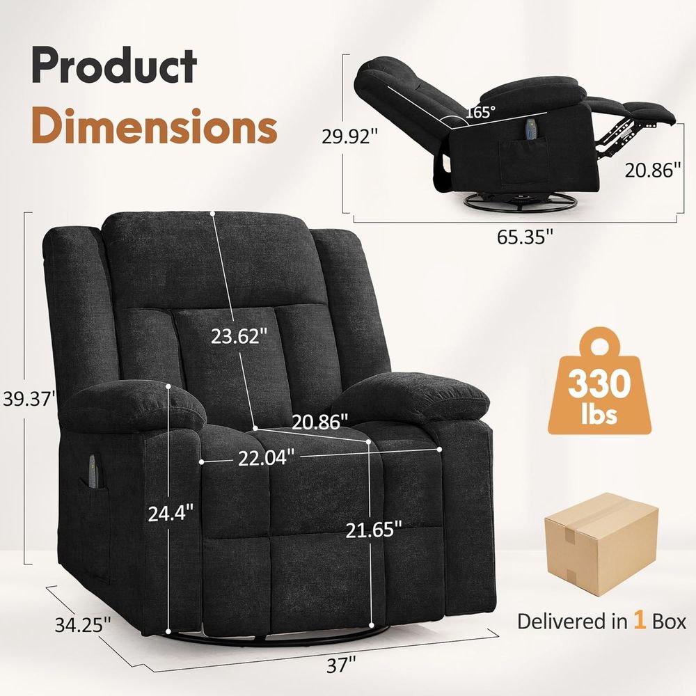 Luxury 360° Swivel Rocker Recl - Rocking Chair Nursery ulasan dan harga