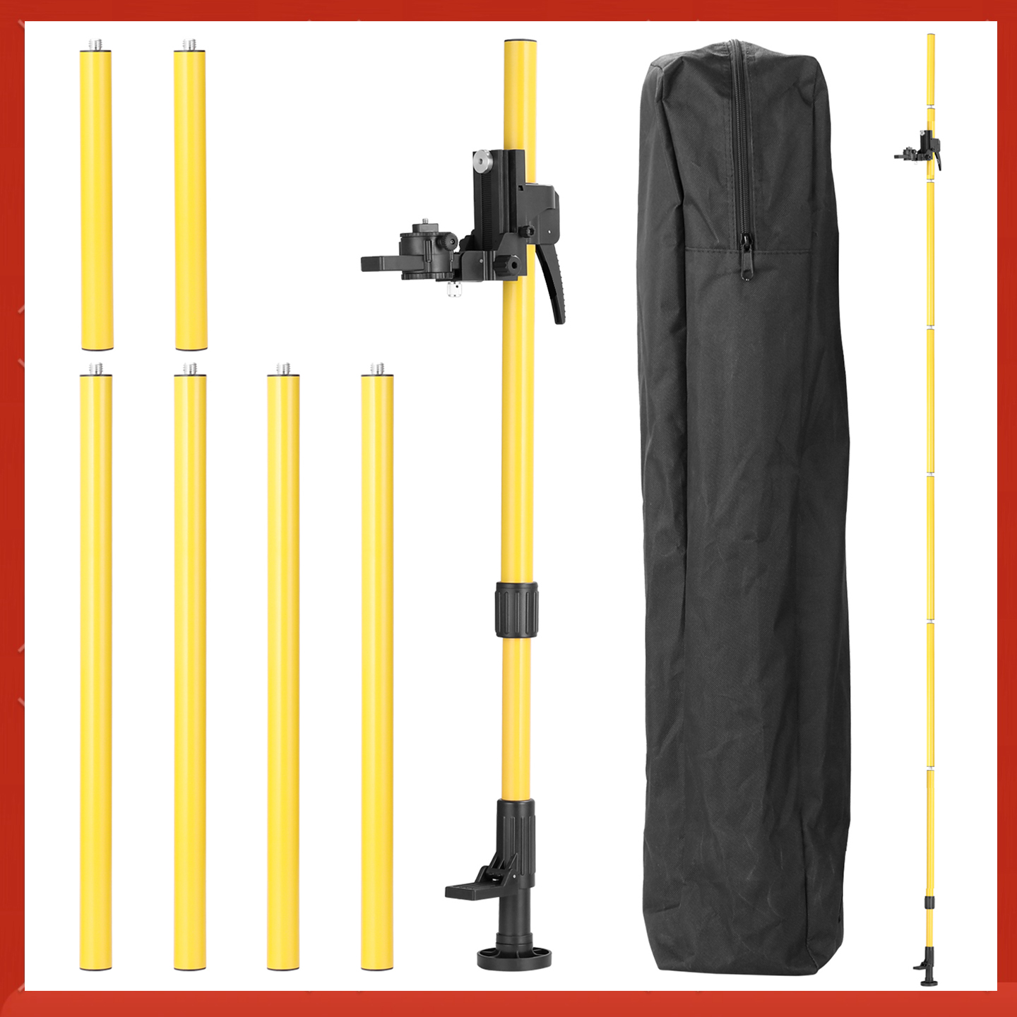 Max 4.2m Height Adjustable Lin - Growth Chart Ruler ulasan dan harga