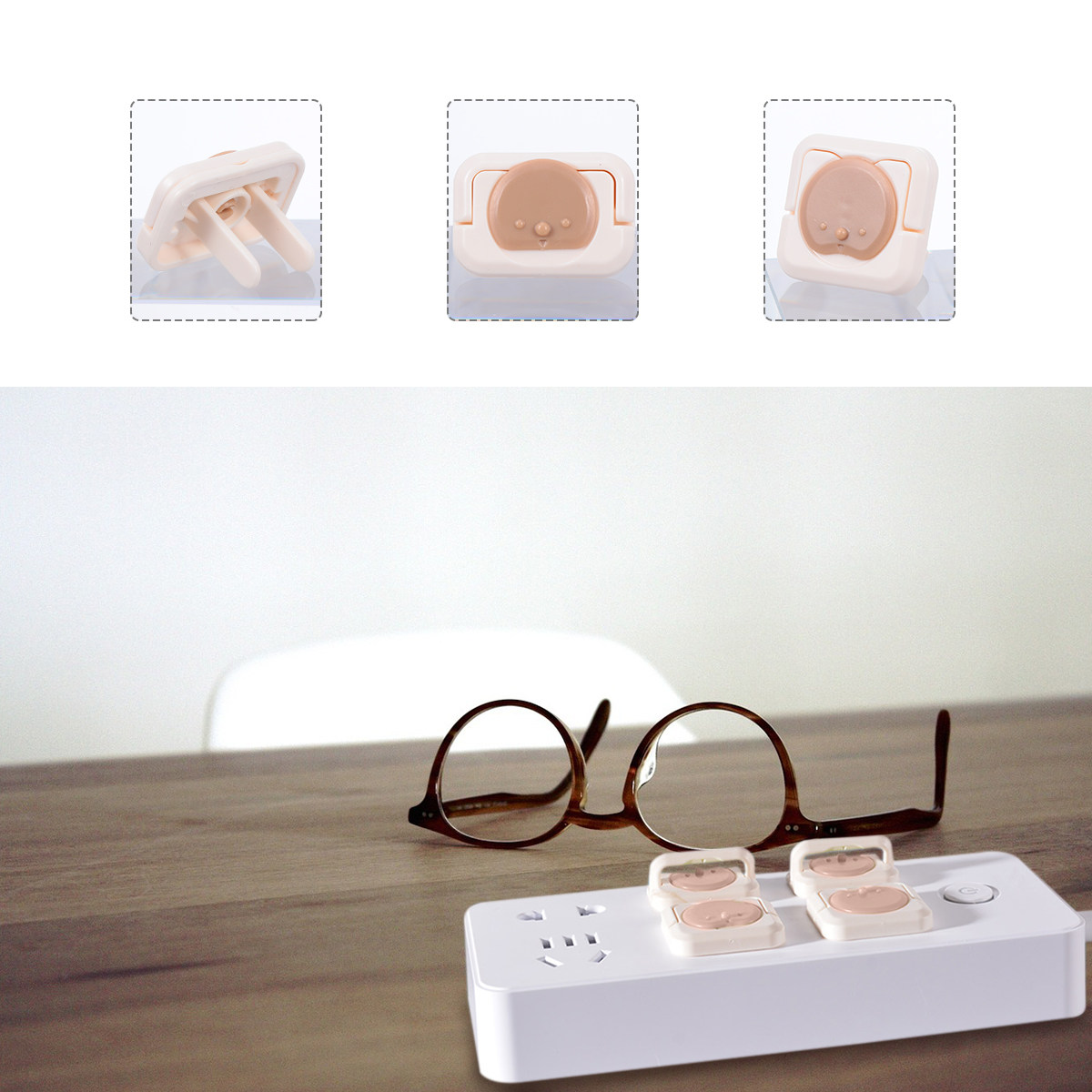24Pcs Sturdy Socket Covers Chi - Outlet Cover Childproof ulasan dan harga