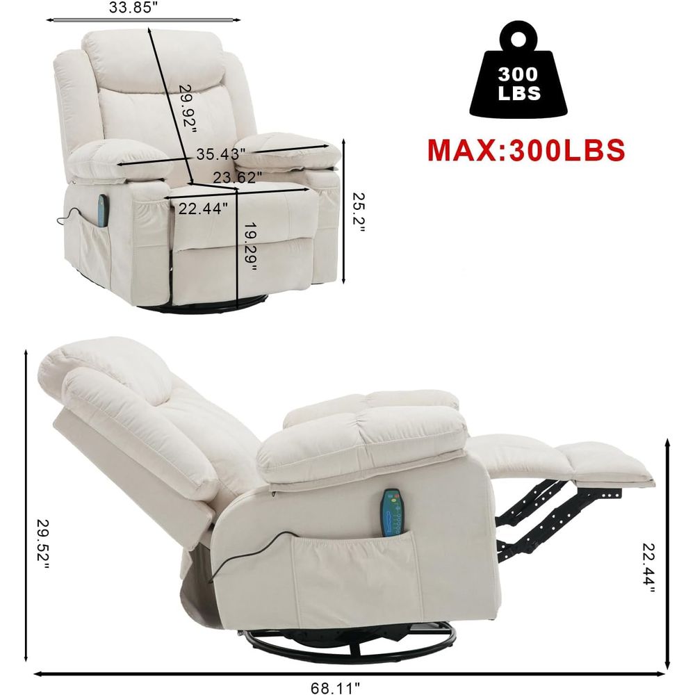 Rocker Recliner Chair with Mas - Rocking Chair Nursery ulasan dan harga