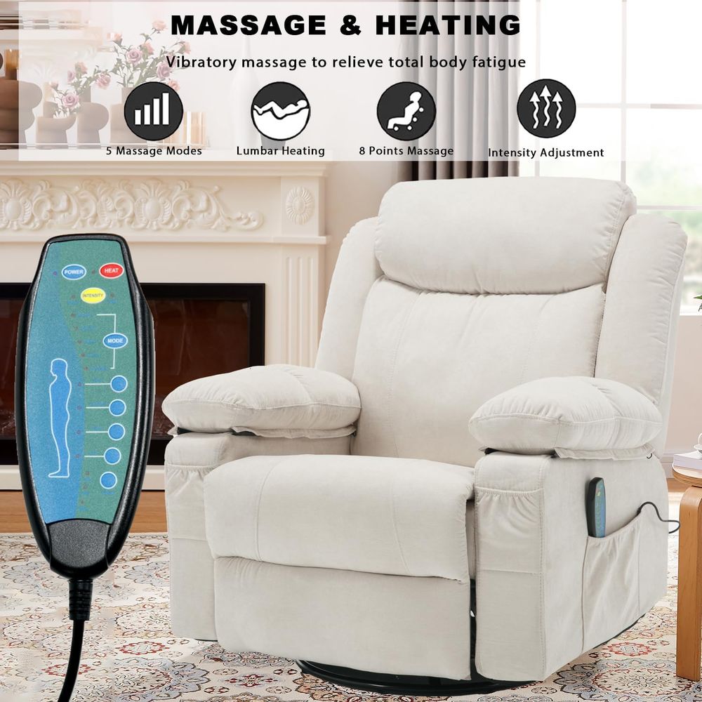 Rocker Recliner Chair with Mas - Rocking Chair Nursery ulasan dan harga