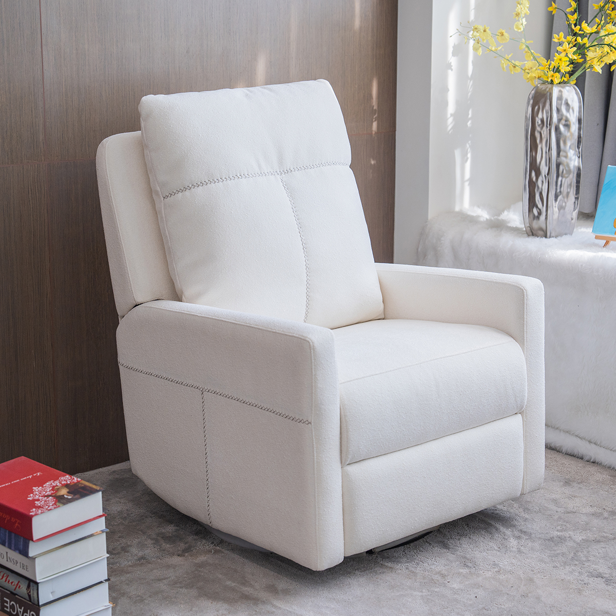 Swivel Glider Recliner Chair M - Baby Nursery Glider Chair ulasan dan harga