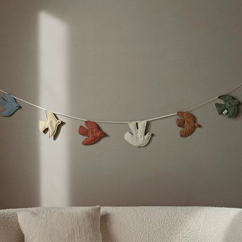 Nordic Ins Style Bird Hanging  - Baby Nursery Bunting ulasan dan harga