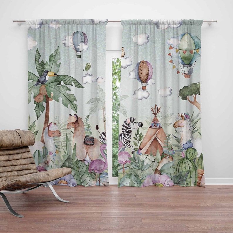Safari Animals Party Nursery C - Baby Nursery Office ulasan dan harga
