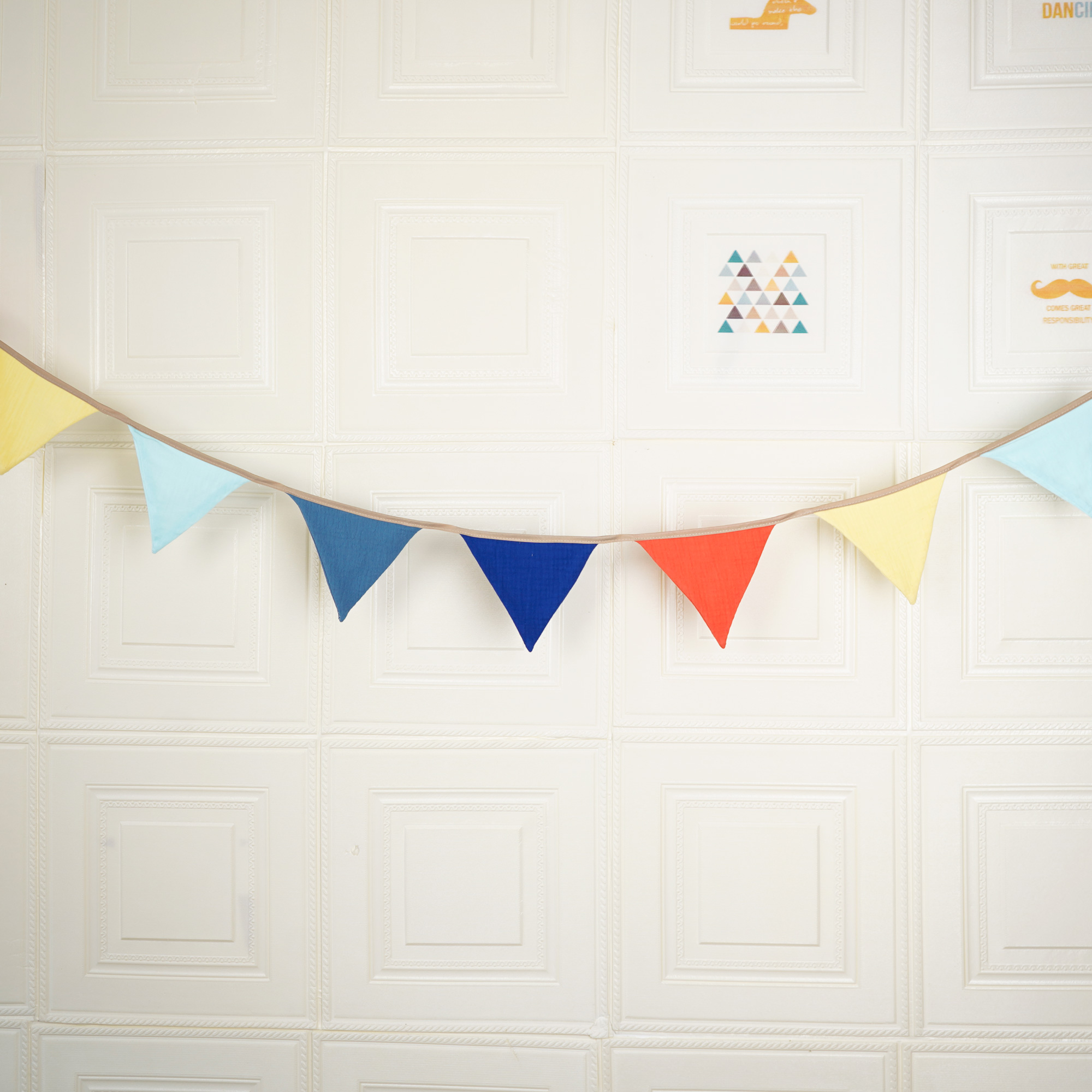 2.6M Nursery Solid Candy Fabri - Baby Nursery Bunting ulasan dan harga