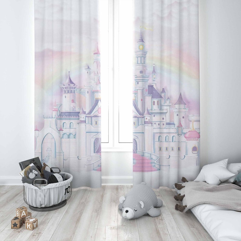 Princess Castle Nursery Curtai - Baby Nursery Office ulasan dan harga