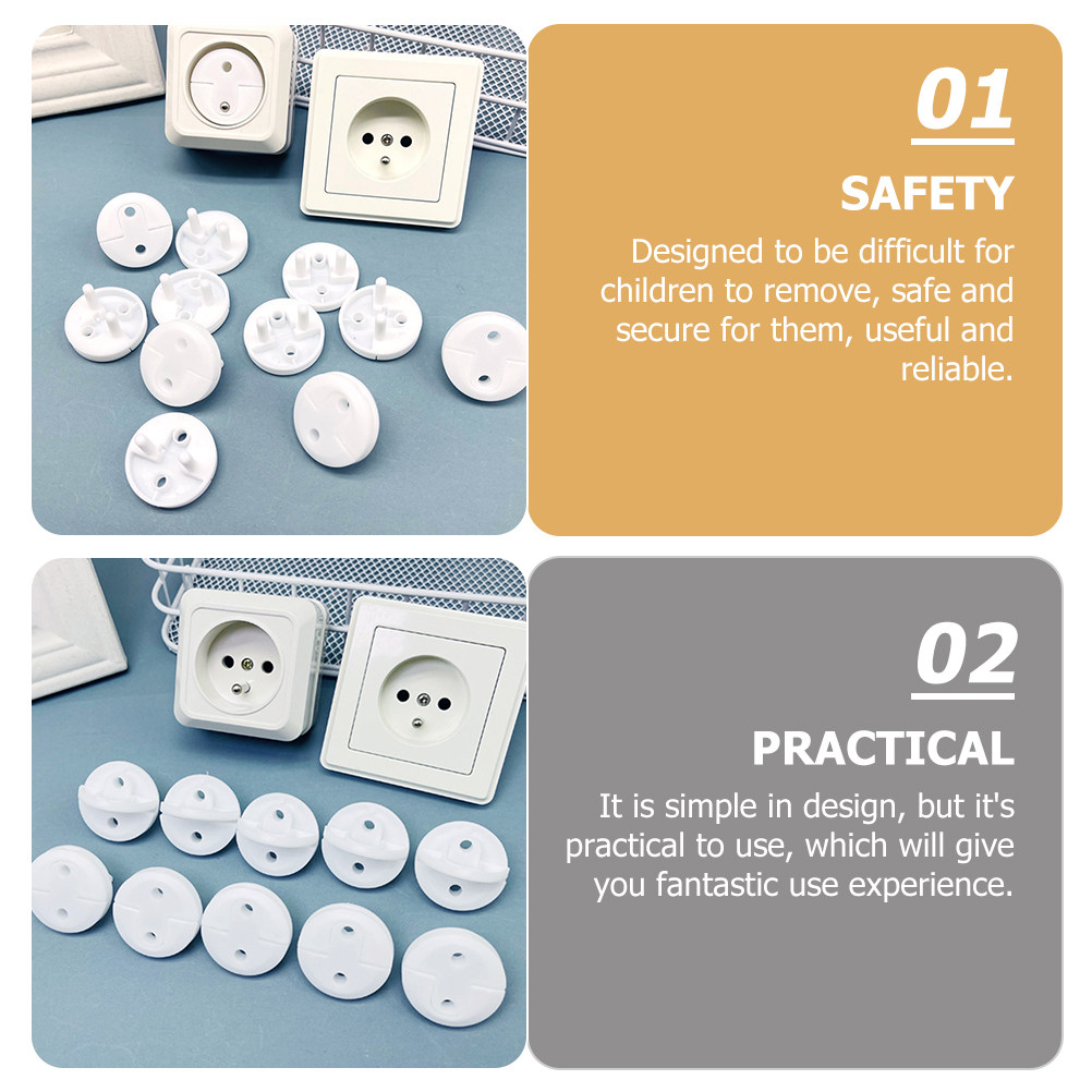30Pcs Baby Safety Plug Covers  - Outlet Cover Childproof ulasan dan harga