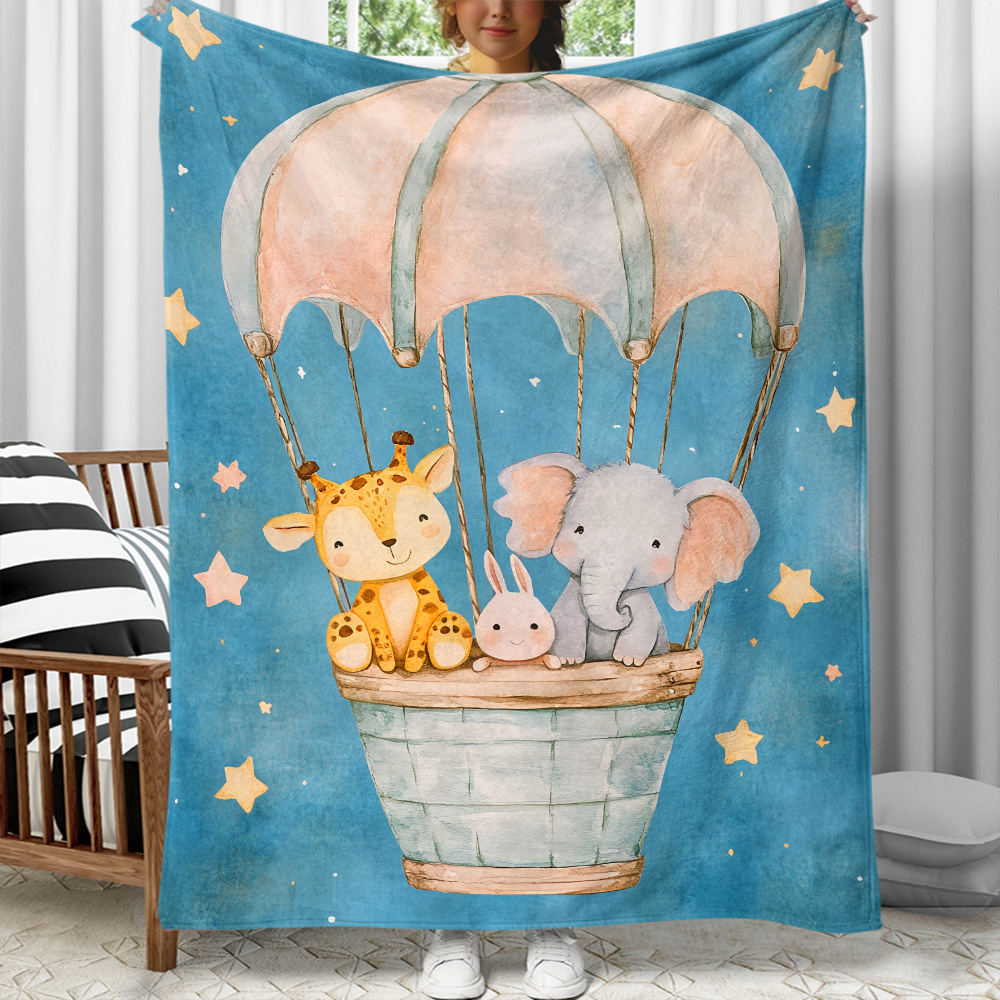 Cute animals hot air balloon s - Baby Nursery In Hospital ulasan dan harga