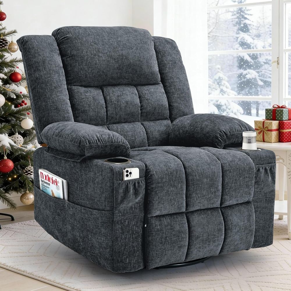 Swivel Rocker Recliner for Adu - Rocking Chair Nursery ulasan dan harga