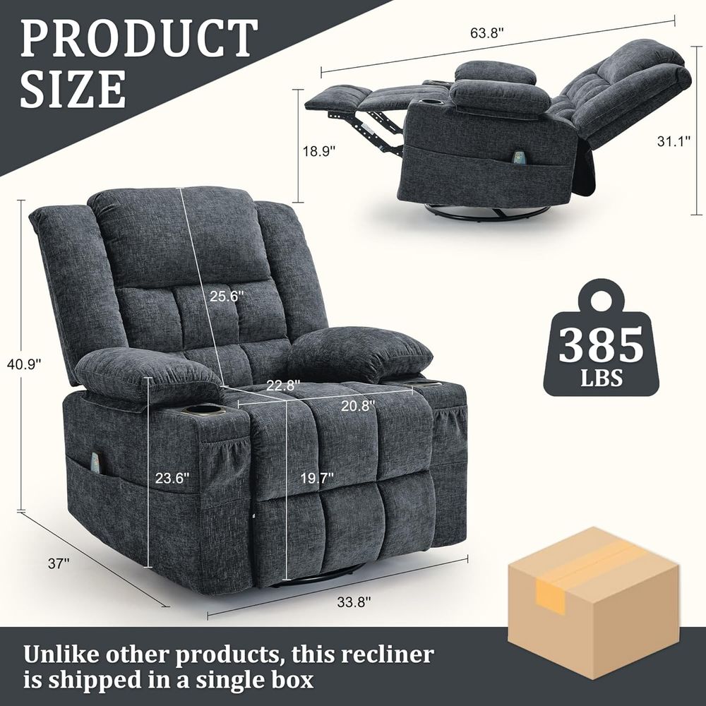 Swivel Rocker Recliner for Adu - Rocking Chair Nursery ulasan dan harga