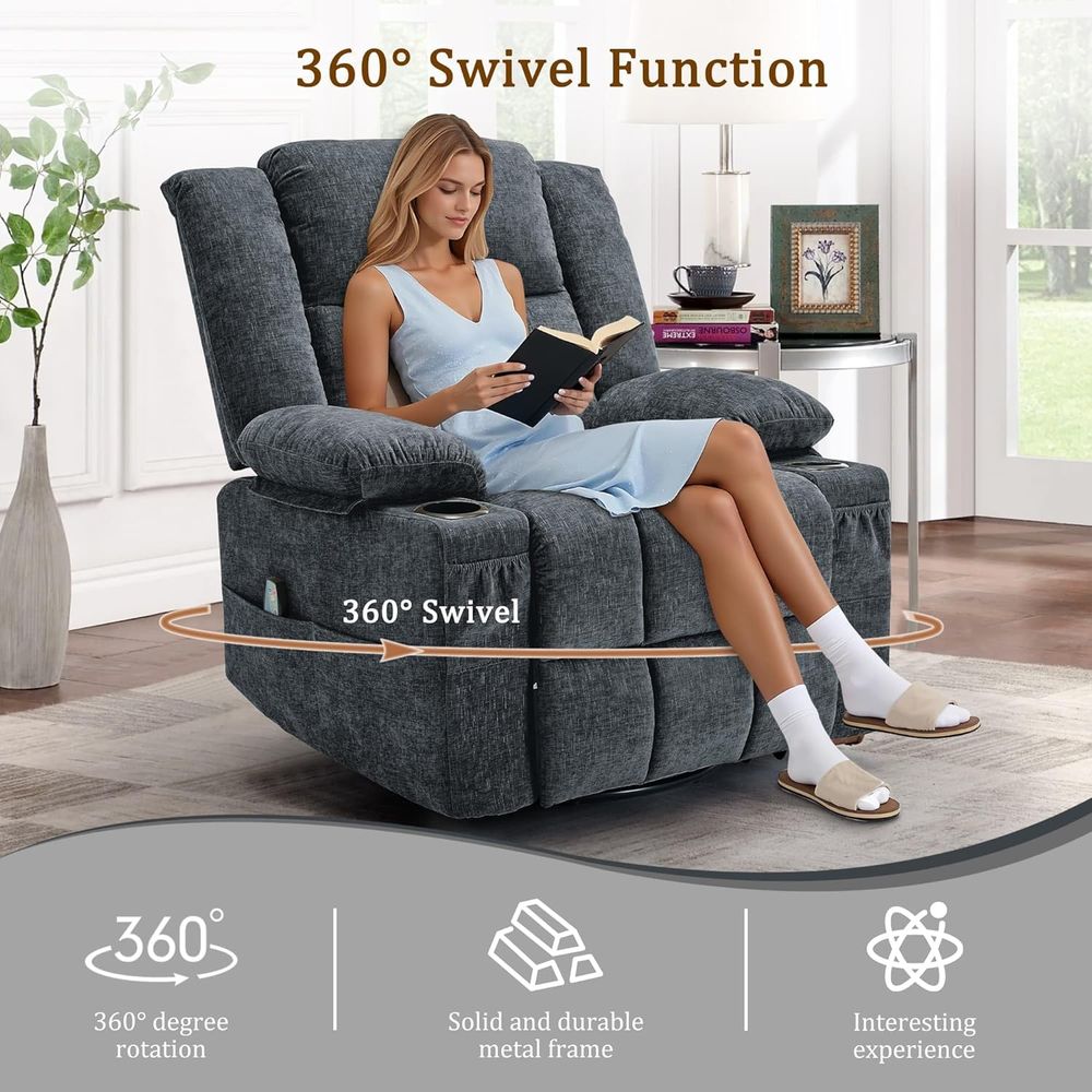 Swivel Rocker Recliner for Adu - Rocking Chair Nursery ulasan dan harga