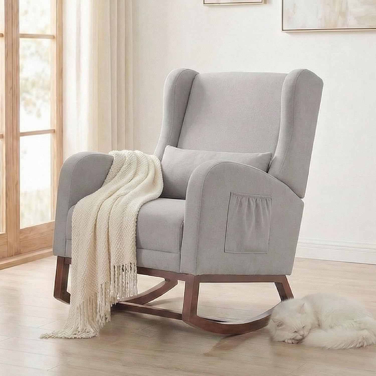 Nursery Rocking Chair，Rocking  - Rocking Chair Nursery ulasan dan harga