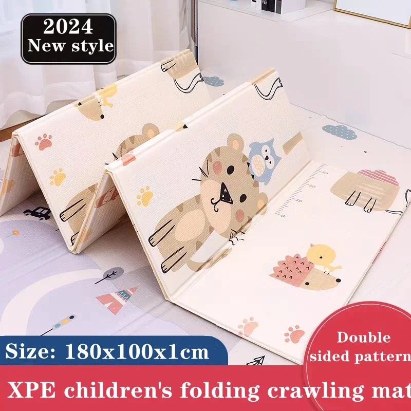 Baby Play Mats Foldable Xpe Pu - Baby Nursery Rug ulasan dan harga