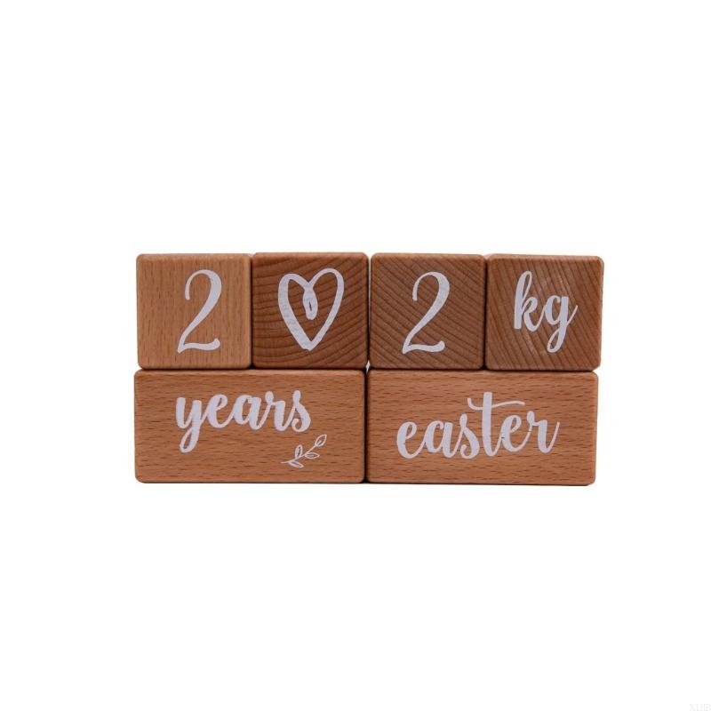 Wooden Baby Milestones Age Num - Baby Nursery Age ulasan dan harga