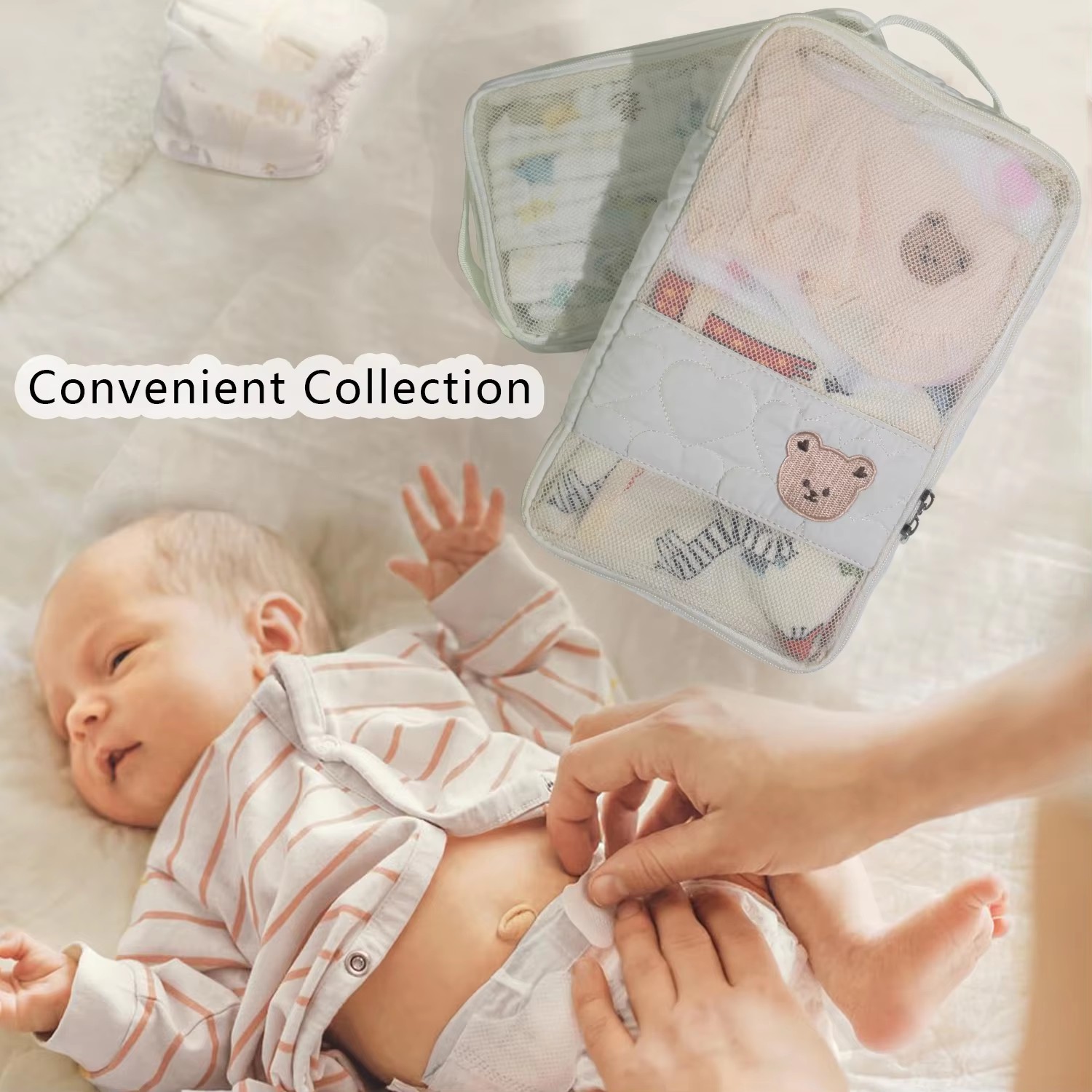 Portable Baby Diaper Storage B - Baby Nursery Organization Ideas ulasan dan harga