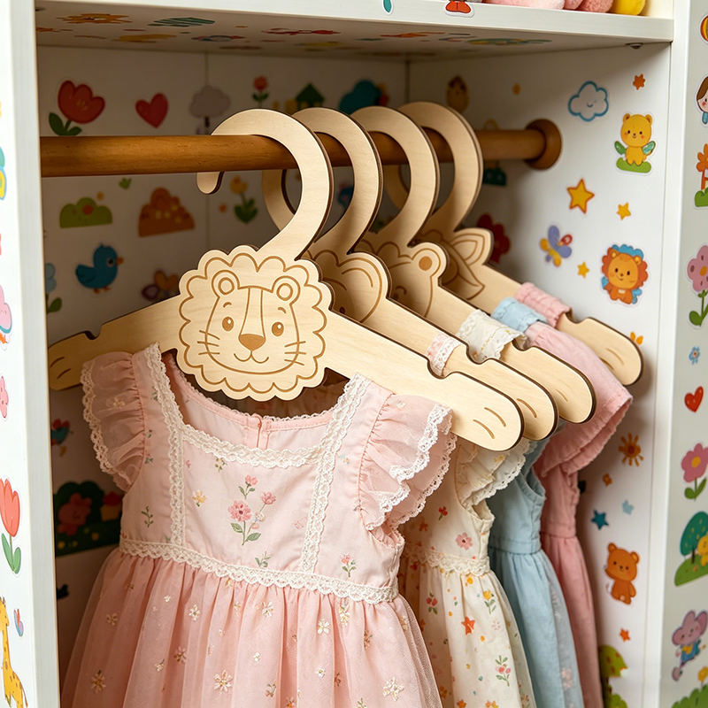 6pcs Jungle Animal Wooden Clot - Baby Nursery Jungle Animals ulasan dan harga