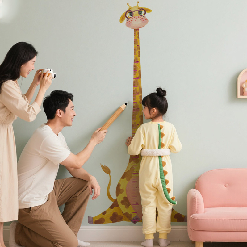 Giraffe Growth Chart Wall Stic - Growth Chart Ruler ulasan dan harga