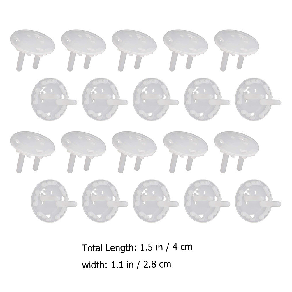 20Pcs Plastic Outlet Covers Ch - Outlet Cover Childproof ulasan dan harga