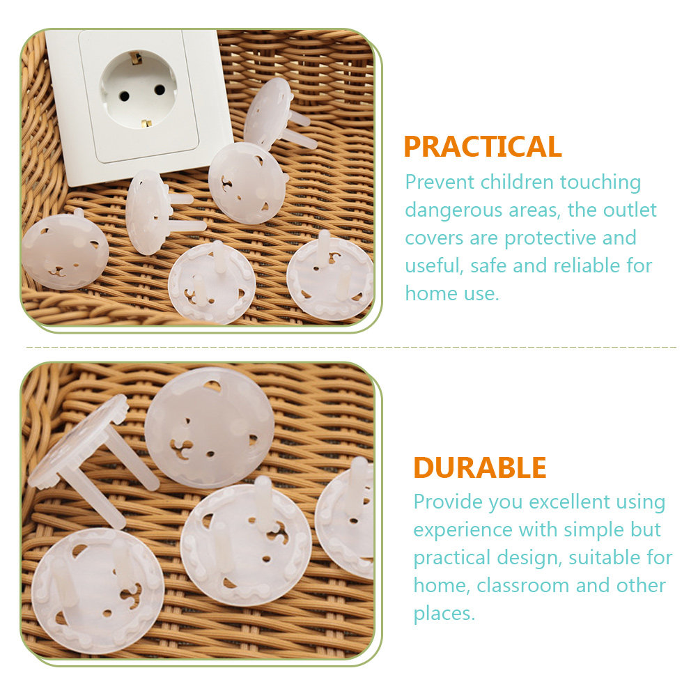 20Pcs Plastic Outlet Covers Ch - Outlet Cover Childproof ulasan dan harga