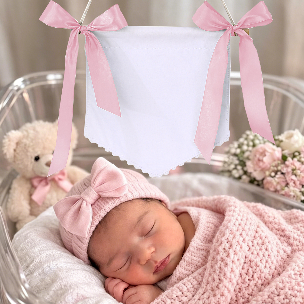 Baby Welcome Banner With Ribbo - Baby Nursery In Hospital ulasan dan harga