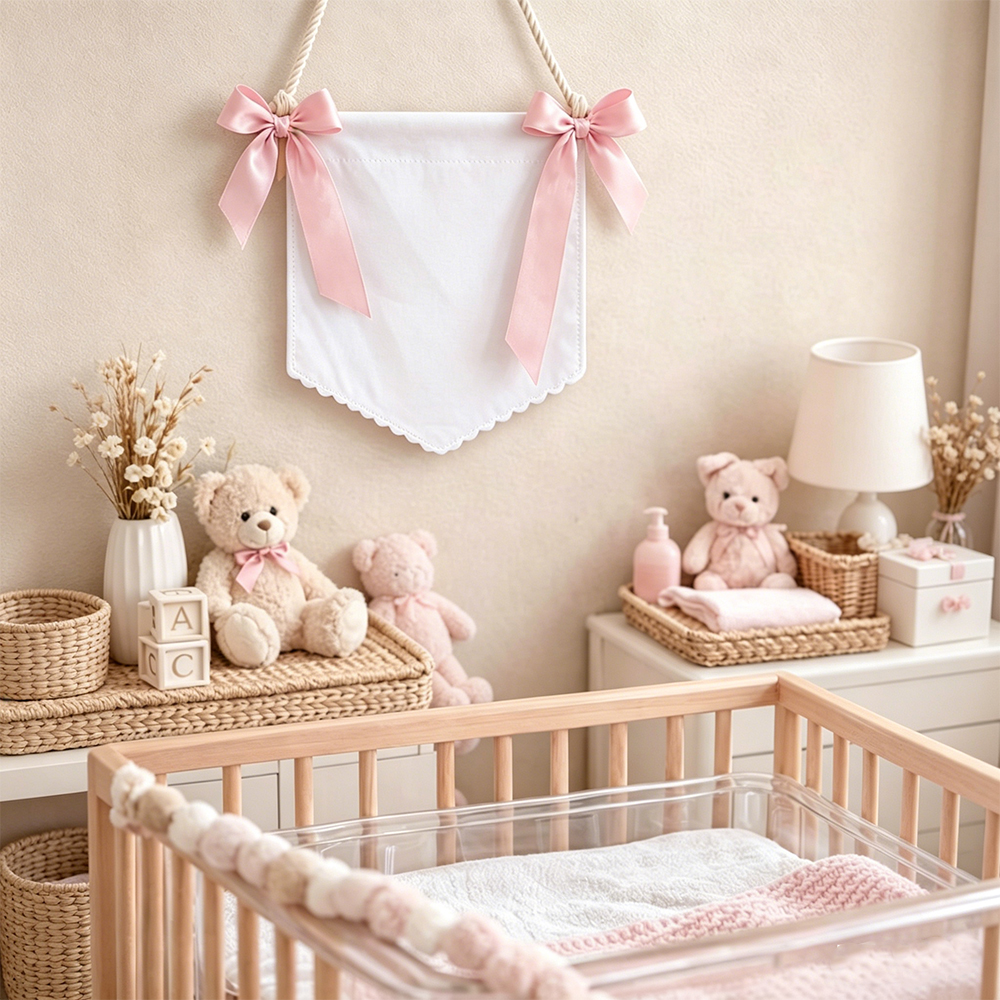 Baby Welcome Banner With Ribbo - Baby Nursery In Hospital ulasan dan harga