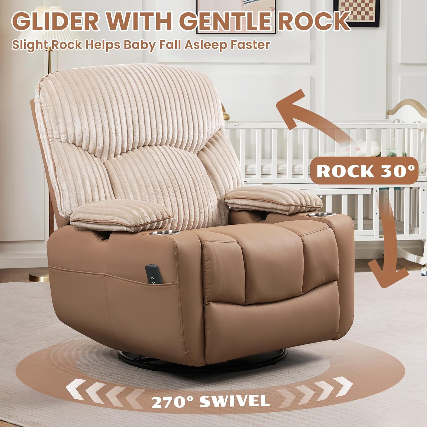 Rocking Chair Nursery, Electri - Rocking Chair Nursery ulasan dan harga