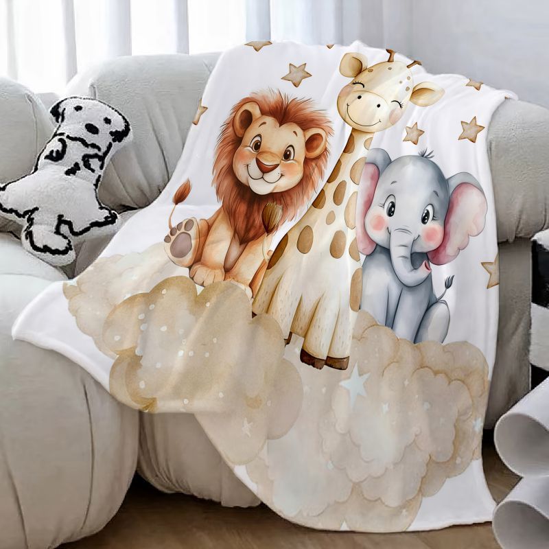 VIKAMA Jungle Animal Print Fla - Baby Nursery Jungle Animals ulasan dan harga