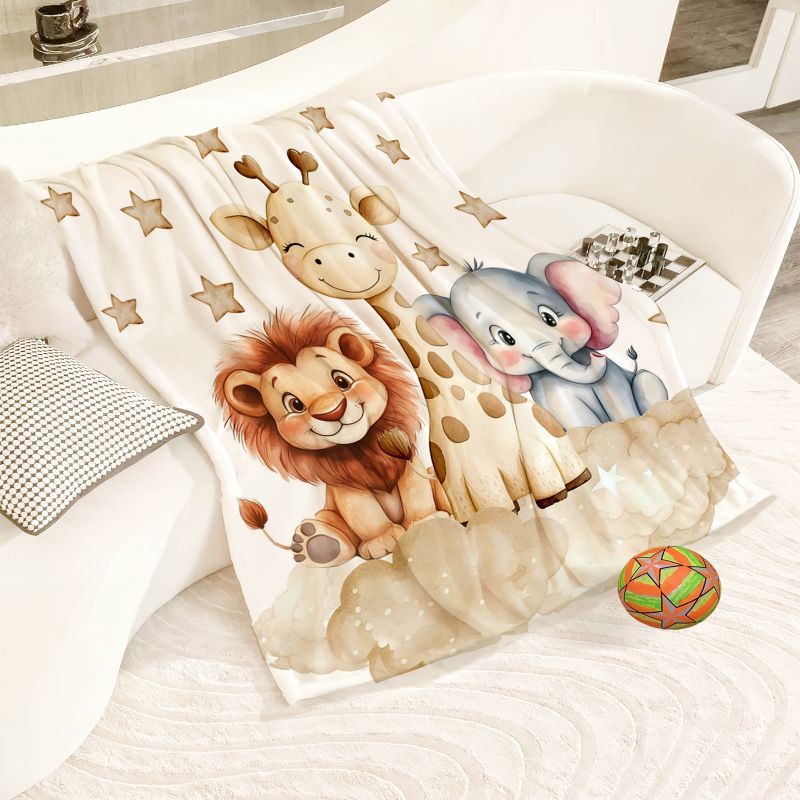 VIKAMA Jungle Animal Print Fla - Baby Nursery Jungle Animals ulasan dan harga