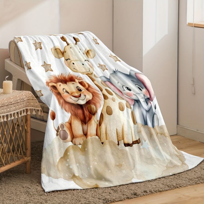 VIKAMA Jungle Animal Print Fla - Baby Nursery Jungle Animals ulasan dan harga
