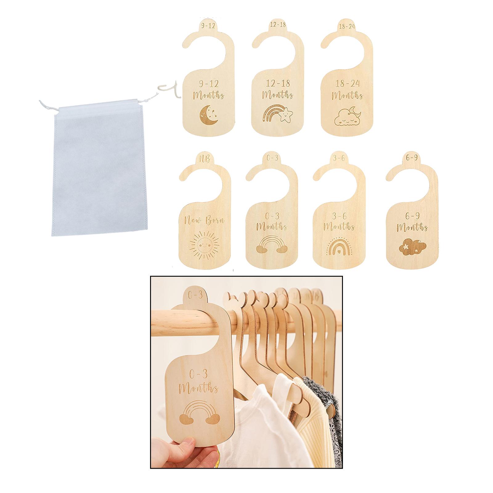 7x Baby Clothes Size Hanger Or - Baby Nursery Age ulasan dan harga