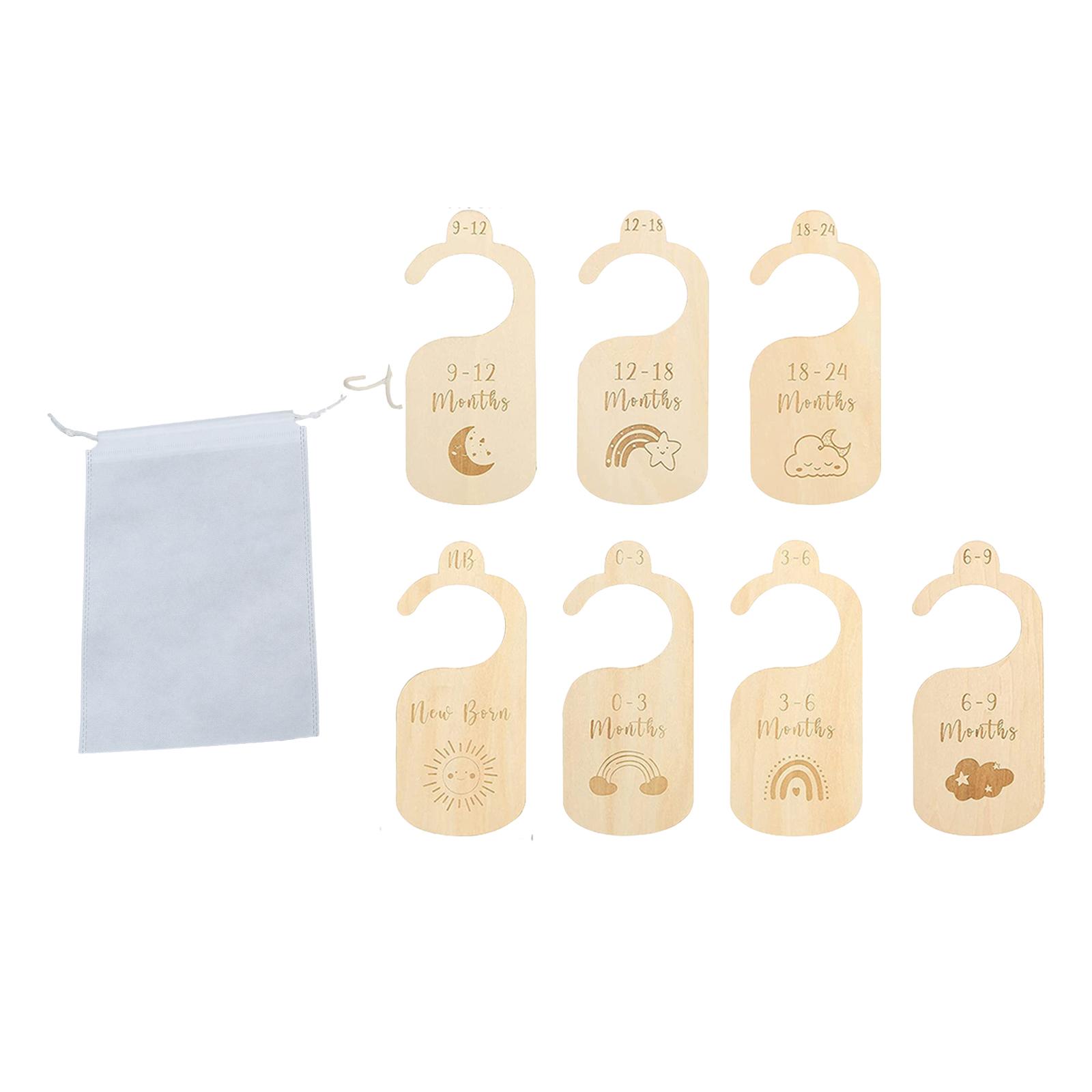 7x Baby Clothes Size Hanger Or - Baby Nursery Age ulasan dan harga