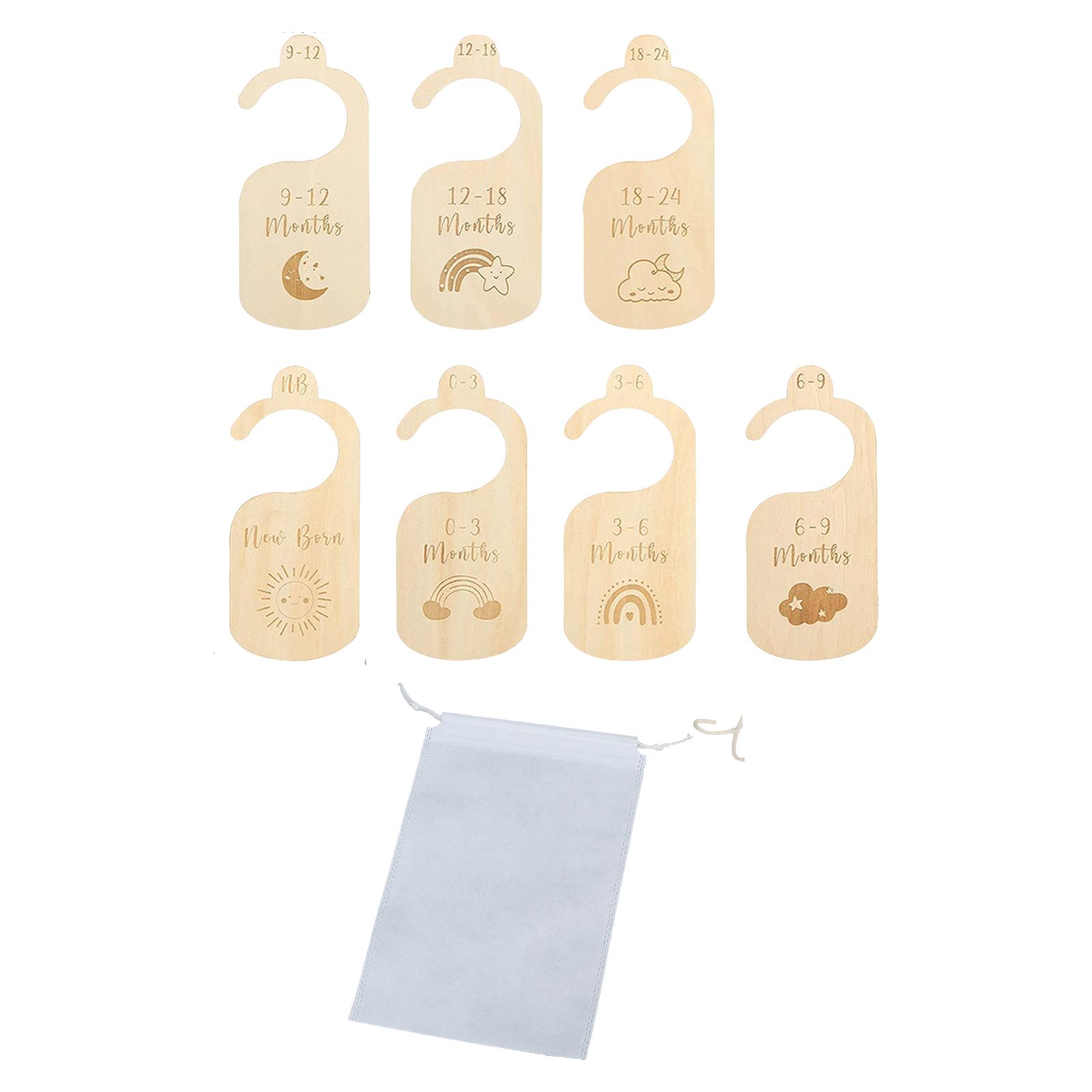 7x Baby Clothes Size Hanger Or - Baby Nursery Age ulasan dan harga