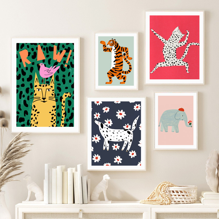 Whimsical Animal Nursery Wall  - Baby Nursery Colors ulasan dan harga