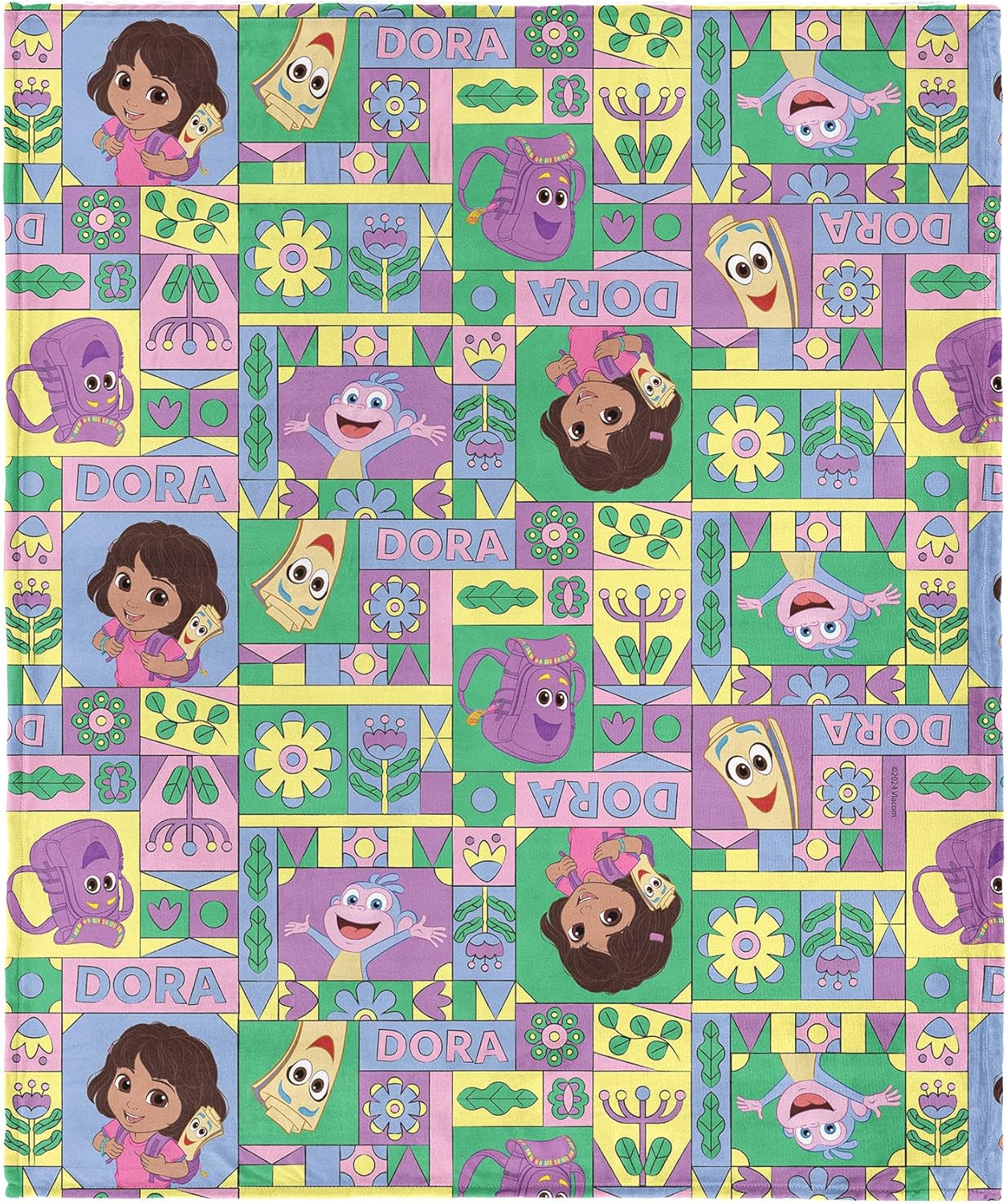 Dora the Explorer Throw Blanke - Baby Nursery In Hospital ulasan dan harga
