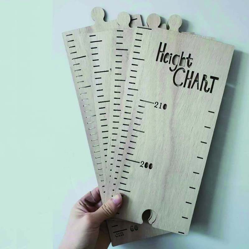 Nordic Wooden Splicing Kids He - Growth Chart Ruler ulasan dan harga