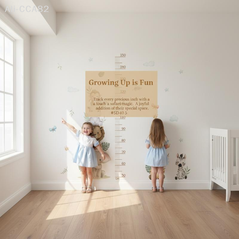 SHIDWJ Children's Growth Chart - Baby Nursery Jungle Animals ulasan dan harga