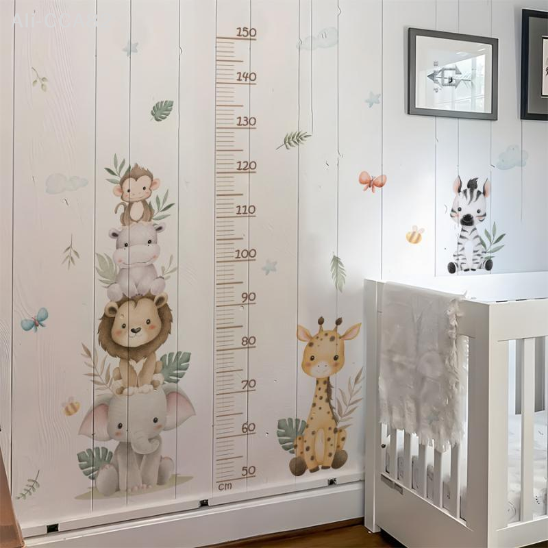 SHIDWJ Children's Growth Chart - Baby Nursery Jungle Animals ulasan dan harga