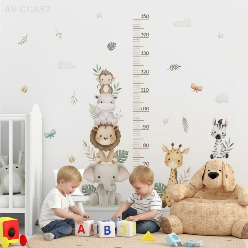 SHIDWJ Children's Growth Chart - Baby Nursery Jungle Animals ulasan dan harga