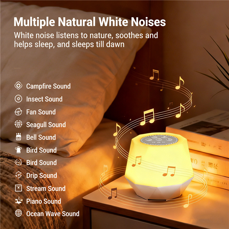 White Noise Machine with Night - Baby Nursery Colors ulasan dan harga
