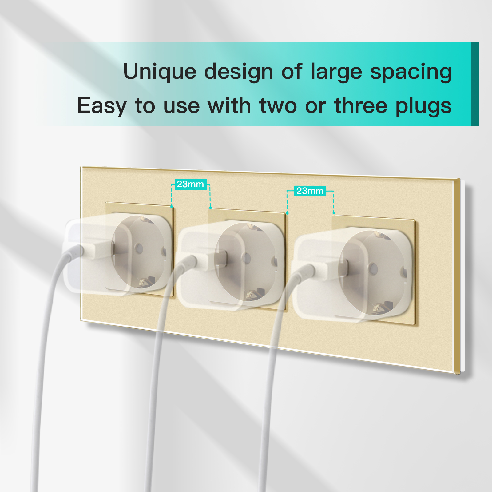 BSEED EU Wall Sockets Single P - Outlet Cover Childproof ulasan dan harga