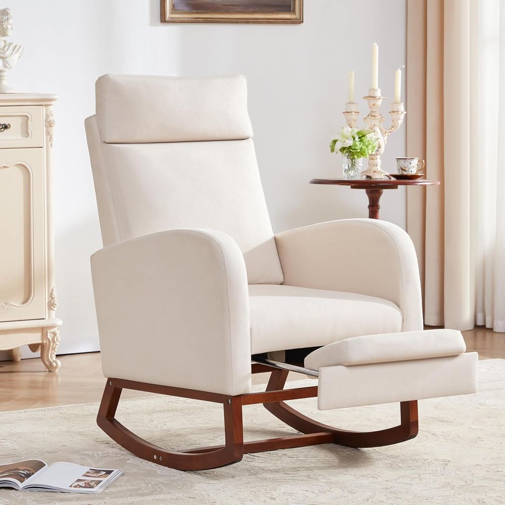 Ergonomic Baby Glider Rocker C - Baby Nursery Glider Chair ulasan dan harga