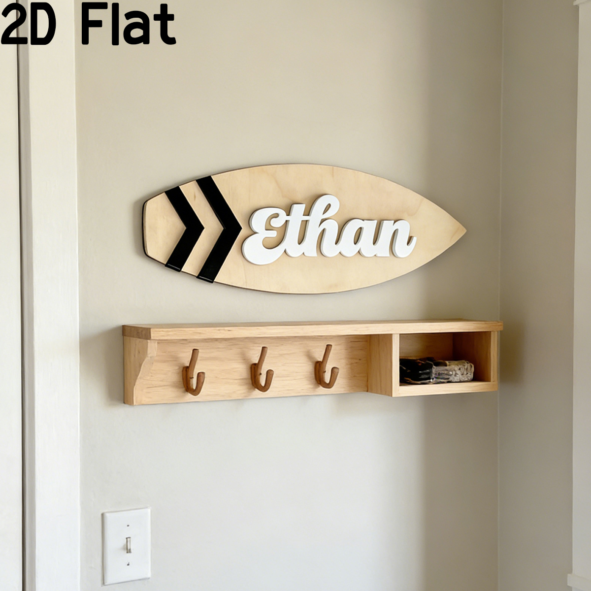 1Pc Custom Surfboard Wooden Ac - Baby Nursery Office ulasan dan harga