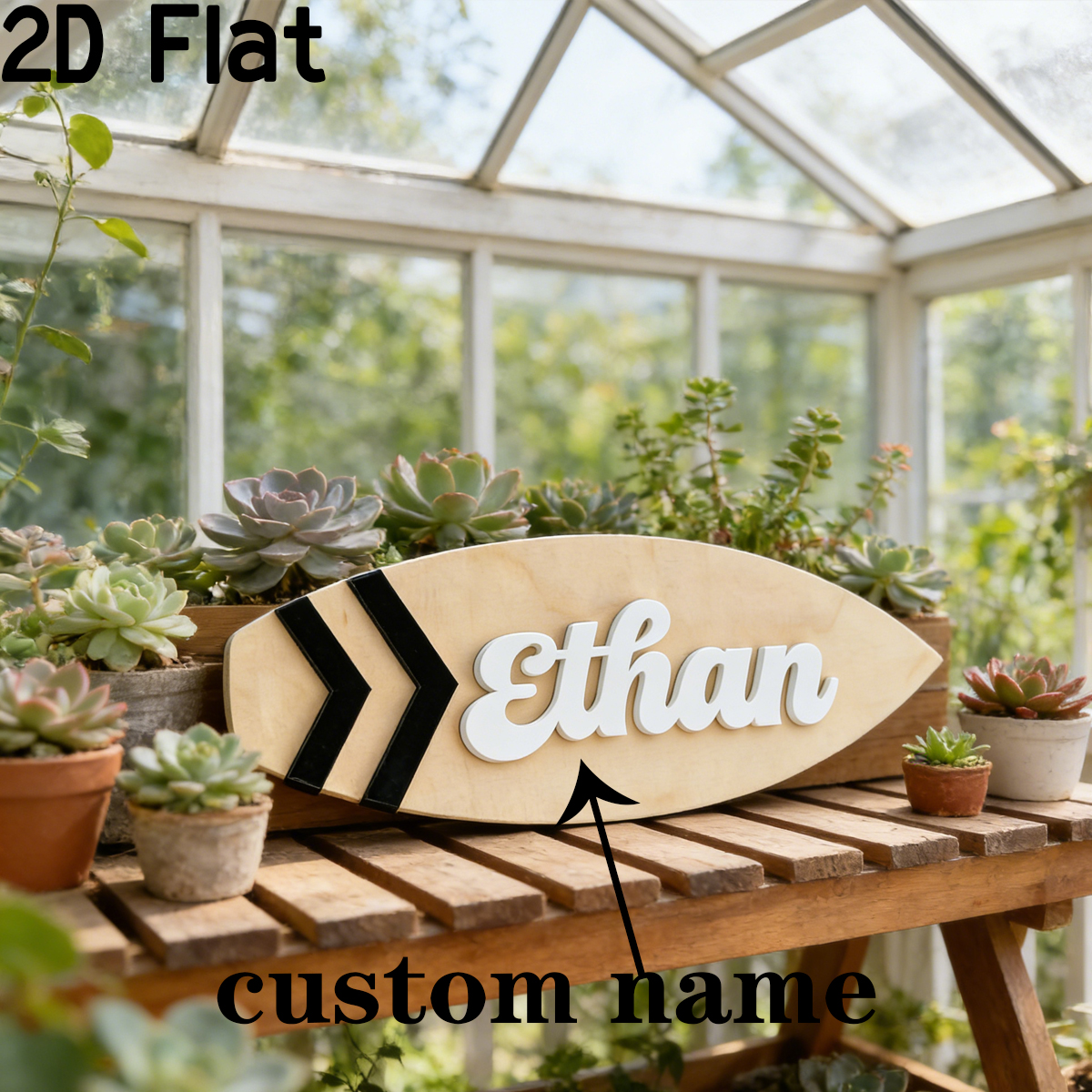 1Pc Custom Surfboard Wooden Ac - Baby Nursery Office ulasan dan harga