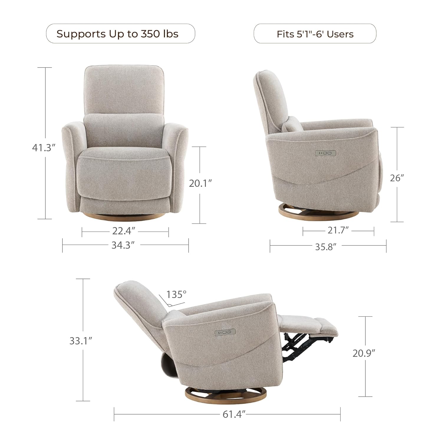 Nursery Rocking Swivel Glider  - Rocking Chair Nursery ulasan dan harga
