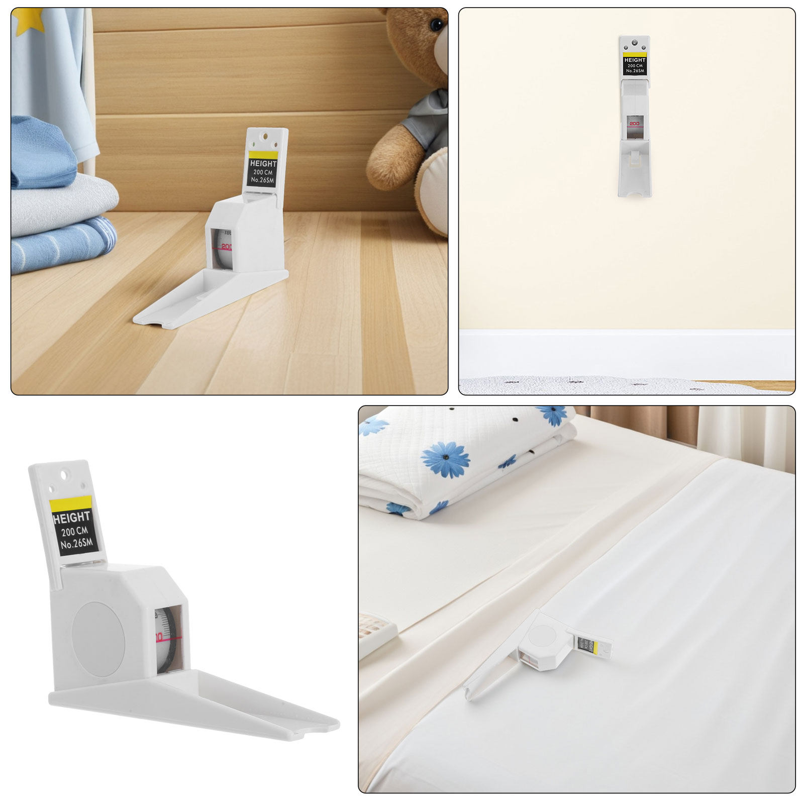 2Pcs Wall Mounted Height Measu - Growth Chart Ruler ulasan dan harga